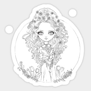 spring goddess Sticker